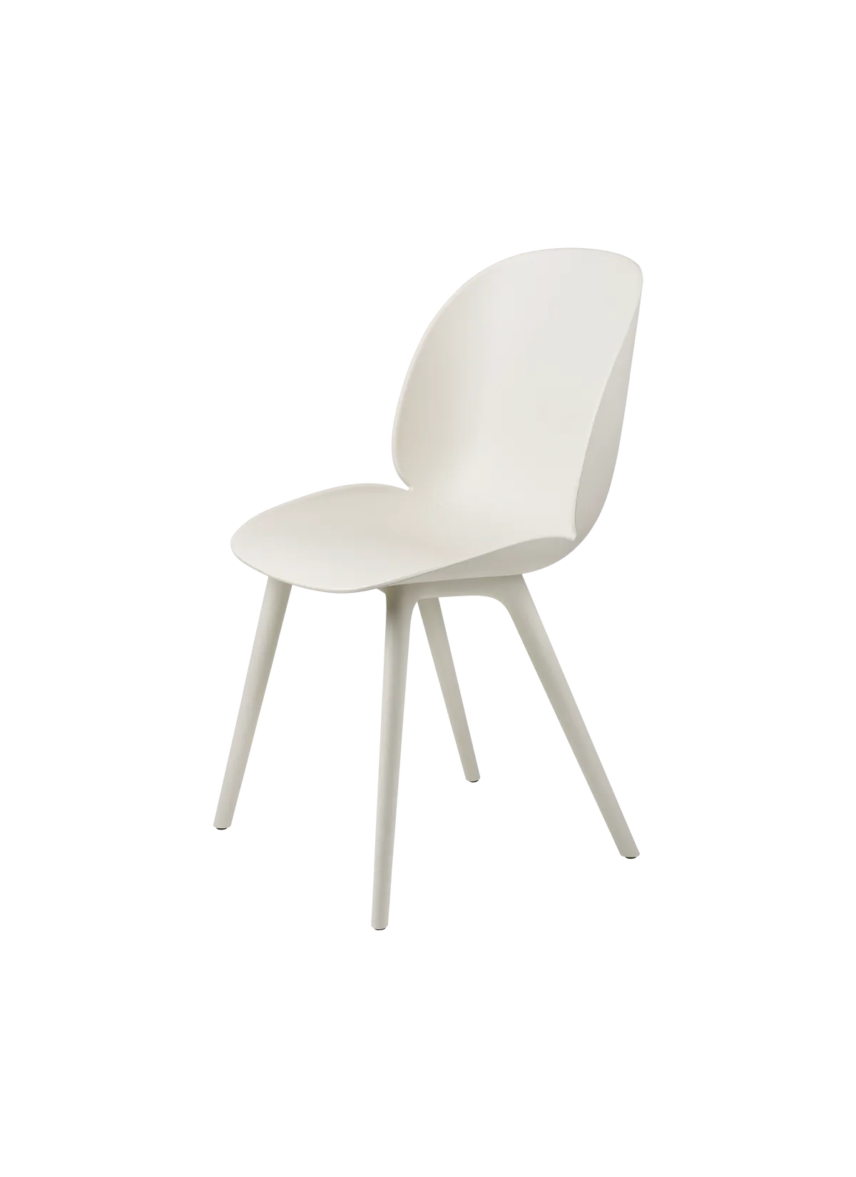 Beetle Dining Chair - Un-Upholstered - Plastic Base - Monochrome - Outdoor by Gubi