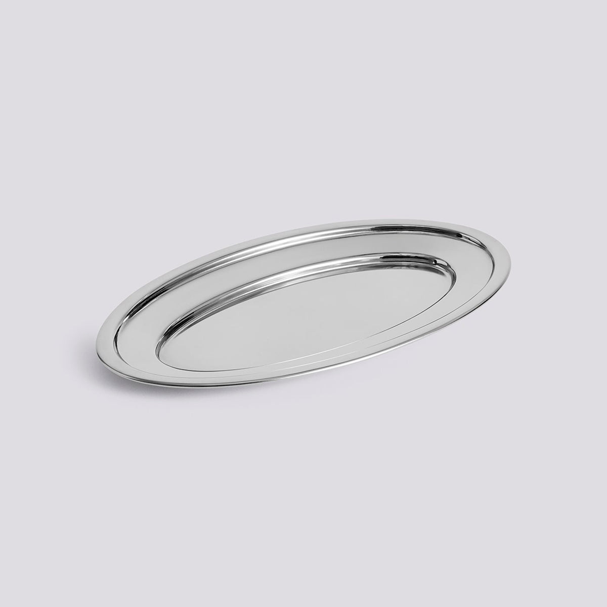 Essential Steel Oval Dish by Hay