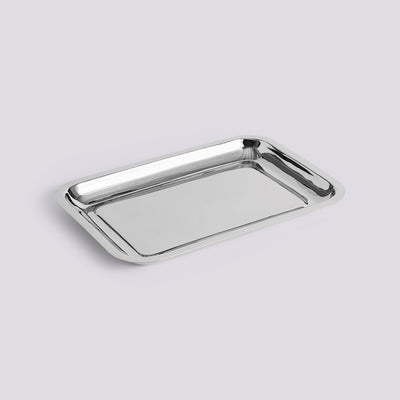 Plateau rectangulaire Essential Steel de Hay