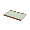 Black and blue small turning tray designed by Finn Juhl for Architectmade, elegant accessories for home organization.