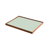Black and blue small turning tray by Finn Juhl for Architectmade, elegant accessories with a sleek, modern design.