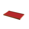 Black and blue turning tray accessory by Finn Juhl for Architectmade, featuring a sleek, small design with modern craftsmanship.