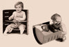 Child's wooden chair by Architectmade featuring a simple, modern design suitable for kids' rooms.