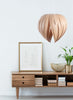 Red Birch Gladys Pendant light by Atelier Cocotte, featuring a large white and red modern lighting design.