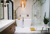 Red Birch Gladys Pendant light by Atelier Cocotte, showcasing a large, modern lighting fixture with a white interior.