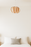 Small Ruth pendant light by Atelier Cocotte featuring a white oak and birch wood shade, ideal for modern interior lighting.