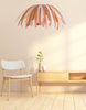 White Tina pendant light by Atelier Cocotte, showcasing a modern lighting fixture with a sleek, minimalist design.