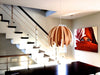 White Tina pendant light by Atelier Cocotte, modern lighting fixture with a sleek design and contemporary style.