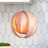 White Boules 'Mix D' pendant light by Atelier Cocotte, featuring a modern, spherical design for stylish interior lighting.