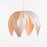 Ti-Fleur pendant by Atelier Cocotte, white walnut lighting fixture with floral-inspired design, hanging as a stylish ceiling light.