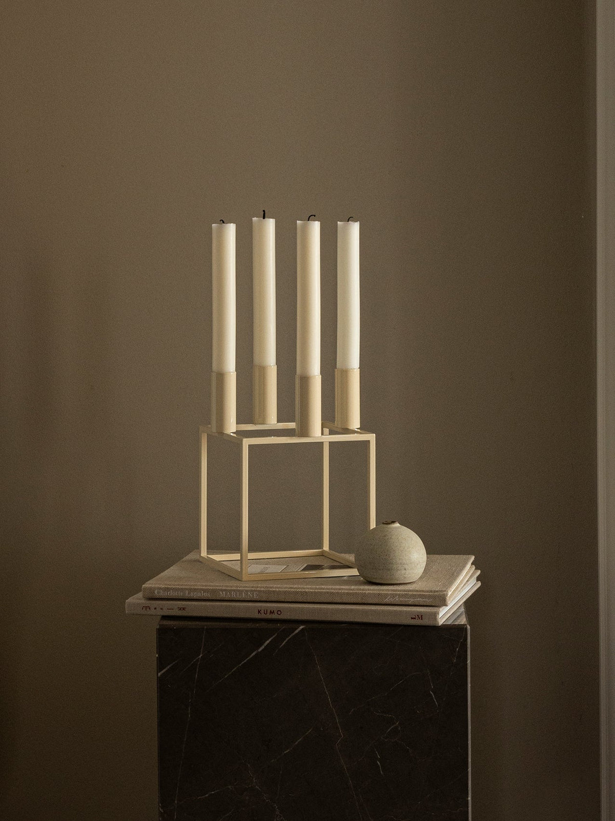 Black Kubus accessory by Audo Copenhagen, stylish and modern decor piece from the Audo Copenhagen accessories collection.