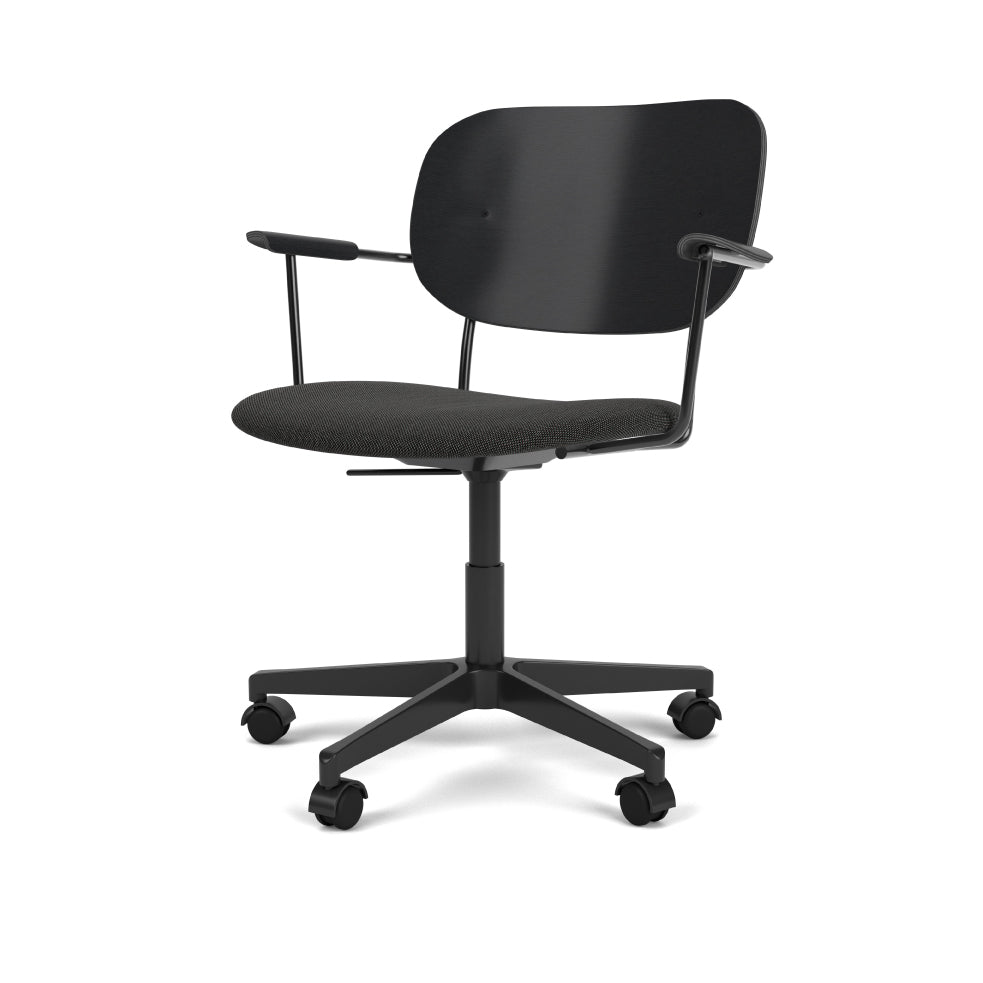 Co Task Chair with Armrests, Upholstered Seat by Audo Copenhagen