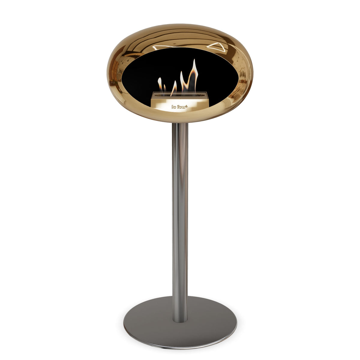 Le Feu Steel High Dome - Chromed Rose Gold by Le Feu