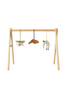 Swan Baby Gym with Set of 3 Rattle Toy Hangers by Lorena Canals