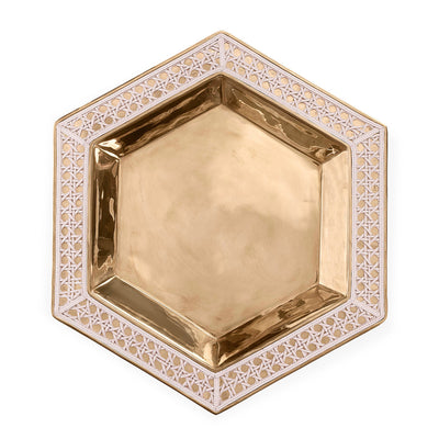 Basketweave Serving Tray by Jonathan Adler