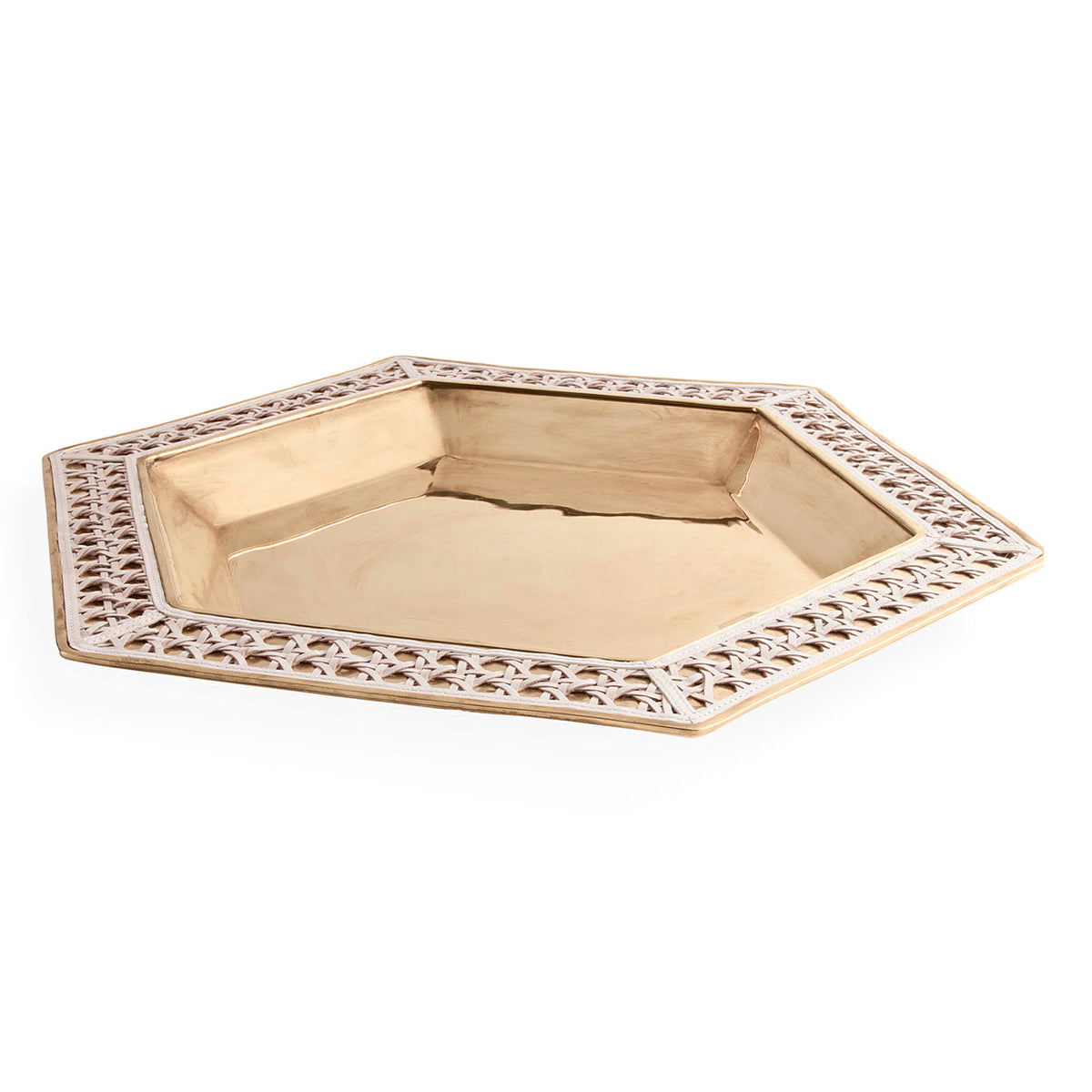 Basketweave Serving Tray by Jonathan Adler