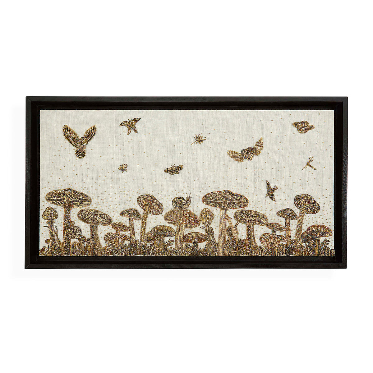 Mushroom Beaded Art by Jonathan Adler