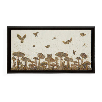 Mushroom Beaded Art by Jonathan Adler