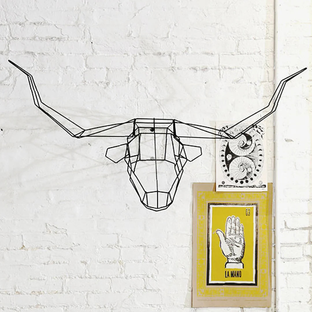 White Longhorn accessory by Bend Goods, made in the USA, featuring sleek, modern design with smooth curves and a polished finish.
