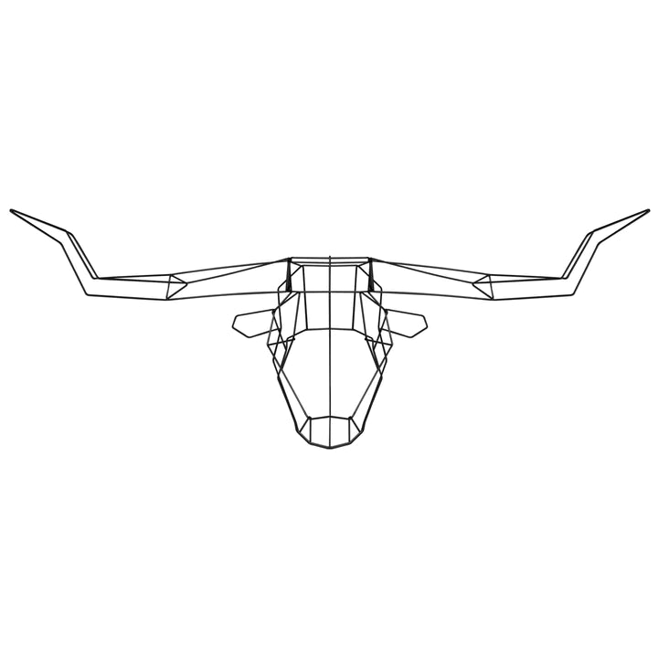 White Longhorn accessory by Bend Goods, made in the USA, featuring a sleek, modern design perfect for home decor or accessories.