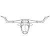 White Longhorn accessory by Bend Goods, made in the USA, featuring a sleek, modern design perfect for home decor or accessories.