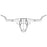White Longhorn accessory by Bend Goods, made in the USA, featuring a sleek, modern design perfect for home decor or accessories.