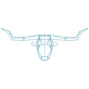 White Longhorn accessory by Bend Goods, made in the USA, featuring a sleek, modern design in the image.
