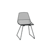 Black Ethel Chair by Bend Goods, stylish modern seating with metal construction, made in the USA.
