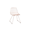 White Lucy Chair by Bend Goods, modern seating with a sleek design, made in the USA, perfect for contemporary home or office decor.