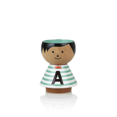 Bordfolk Egg Holders A-Z Boy by Lucie Kaas