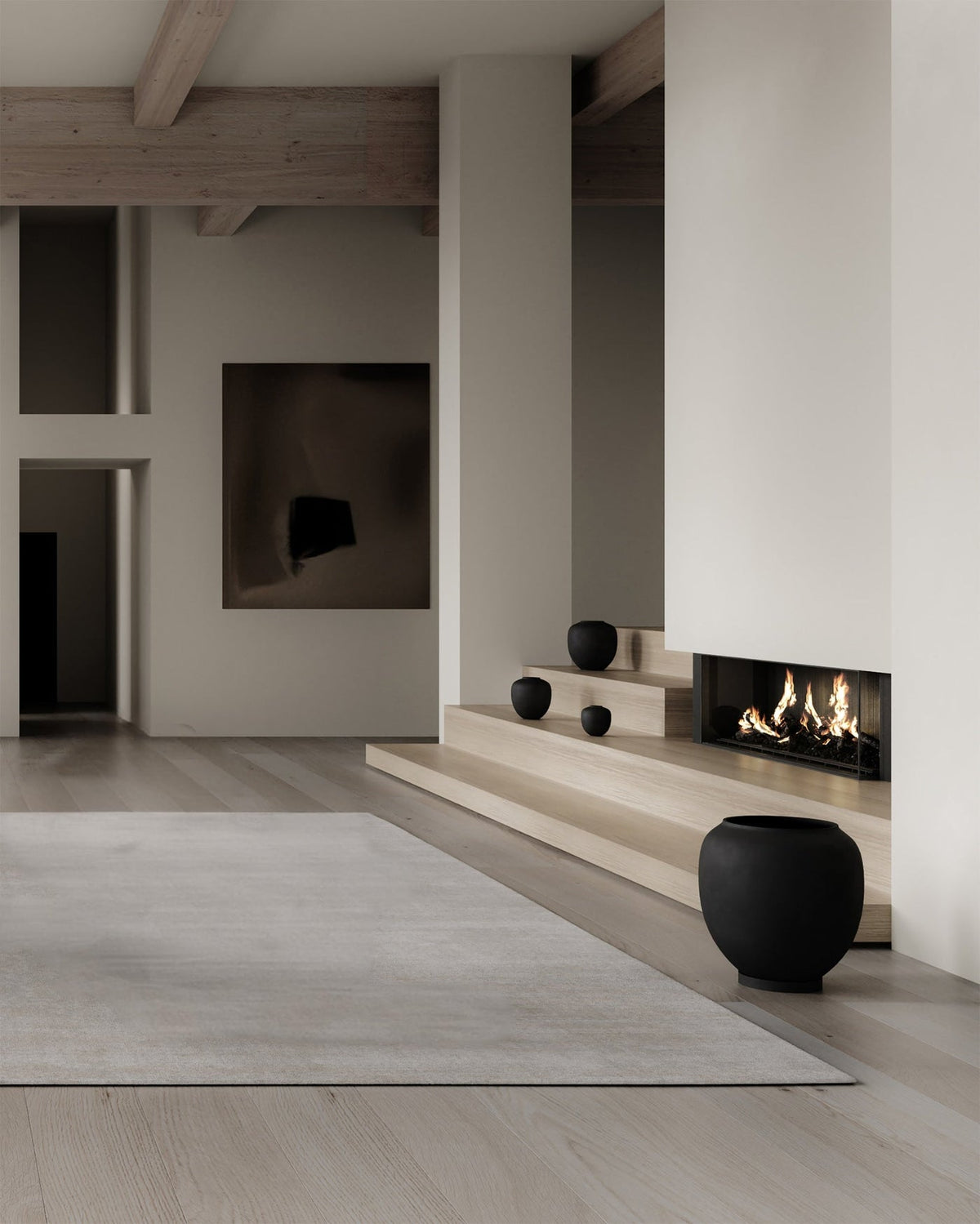 Sunao Vase, Medio - Black by 101 Copenhagen