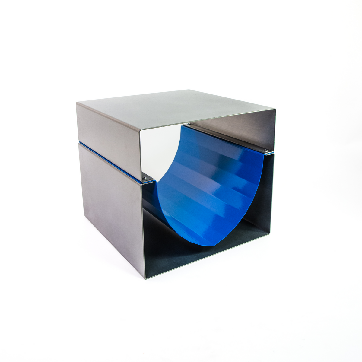 Blue Ludus Minus gaming table by Bonus with sleek design and sturdy construction for tabletop gaming and board games.