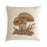 Botanist Large Mushrooms Beaded Pillow by Jonathan Adler