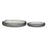 Bow Bowls Grey (Set of 2) by Hübsch