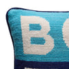 Boy Toy Needlepoint Pillow by Jonathan Adler