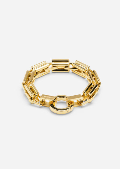 Relier X Bracelet - Gold Plated by Skultuna