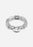 Silver plated Relier X bracelet by Skultuna featuring a sleek, minimalist design with a polished finish.