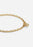 Unité Chain Bracelet Thin - Gold Plated by Skultuna