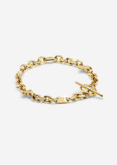 Unité Vector Chain Bracelet - Gold Plated by Skultuna