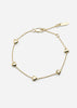 Heart Petit Bracelet - Gold Vermeil by Skultuna