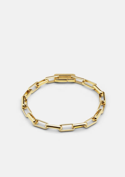 Traverse Chain Bracelet - Gold Plated by Skultuna