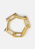 Gold plated Relier bracelet by Skultuna featuring a sleek, minimalist design and a smooth, polished finish.