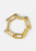 Gold plated Relier bracelet by Skultuna featuring a sleek, minimalist design and a smooth, polished finish.