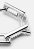 Silver plated Relier bracelet by Skultuna with sleek, minimalist design and smooth finish, perfect for elegant accessories.