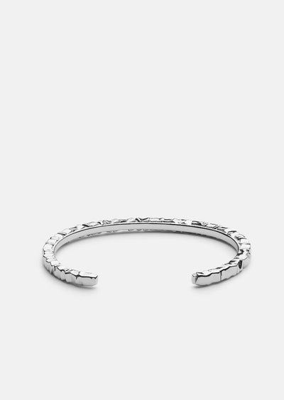 Morph Cuff Thin - Silver Plated by Skultana