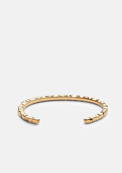 Morph Cuff Thin - Gold Plated by Skultana