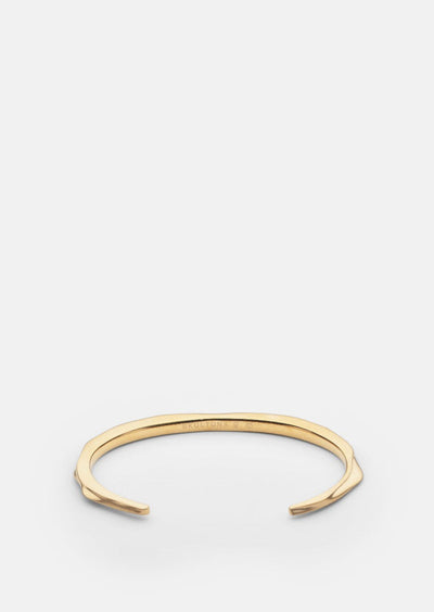 Opaque Objects Cuff - Matte Gold Plated by Skultuna