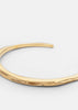 Opaque Objects Cuff - Matte Gold Plated by Skultuna