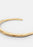Opaque Objects Cuff - Matte Gold Plated by Skultuna
