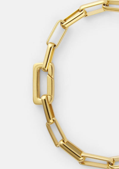 Traverse Chain Bracelet - Gold Plated by Skultuna